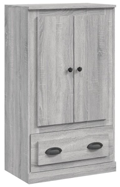 Szürke sonoma szerelt fa magasszekrény 60x35,5x103,5 cm