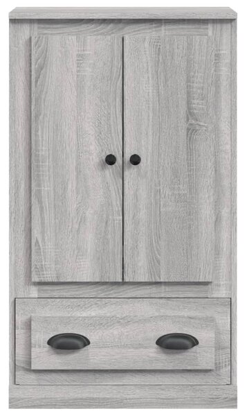 Szürke sonoma szerelt fa magasszekrény 60x35,5x103,5 cm
