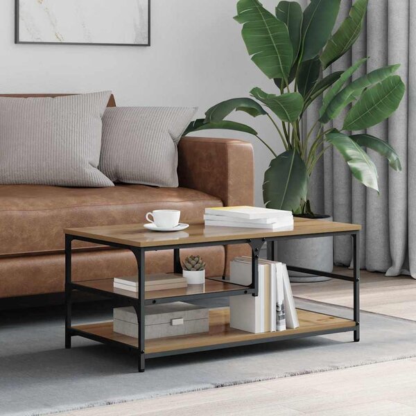 Dohányzóasztal Artisan tölgy 90 x 49 x 40 cm Faanyag