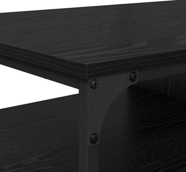 Dohányzóasztal Fekete tölgy 100 x 50 x 45 cm Faanyag