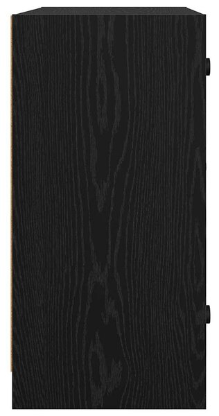 Oldalsó szekrény Fekete tölgy 68 x 37 x 75,5 cm Faanyag