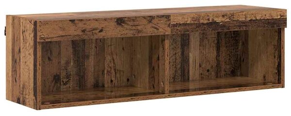 TV szekrény garnitúra Öreg fa 100 x 30 x 30 cm Faanyag