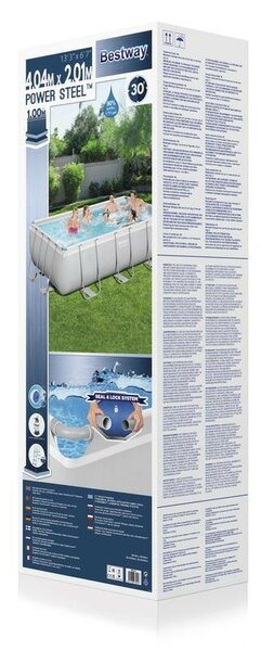 Bestway Keretes kerti medence 404 x 201 x 100 cm 10 az 1-ben 56442 Bestway