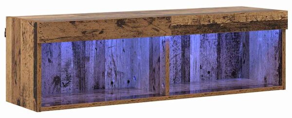 TV szekrény garnitúra Öreg fa 100 x 30 x 30 cm Faanyag