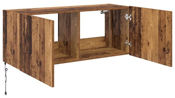 TV Fali Szekrény Öreg fa 100 x 35 x 41 cm Faanyag