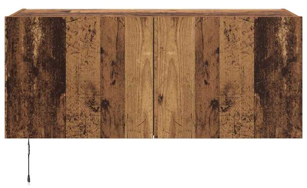 TV Fali Szekrény Öreg fa 100 x 35 x 41 cm Faanyag