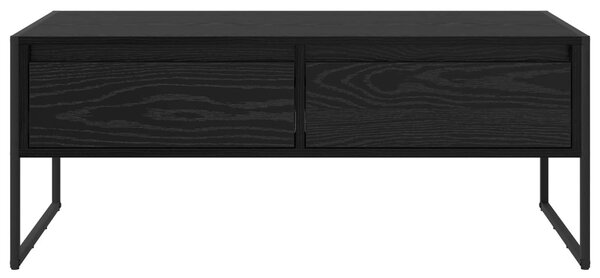 Dohányzóasztal Fekete tölgy 100 x 46 x 40 cm Szerelt Fa