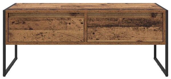 Dohányzóasztal fiókkal Öreg fa 100 x 46 x 40 cm Faanyag