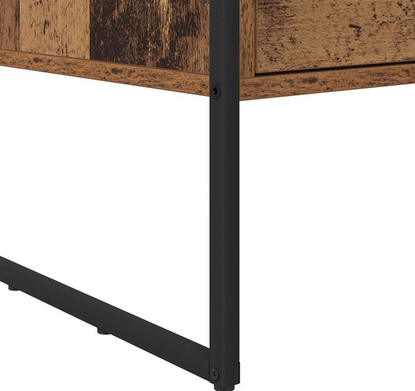 Dohányzóasztal fiókkal Öreg fa 100 x 46 x 40 cm Faanyag