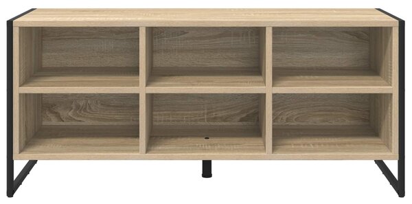Cipőszekrény 100 x 35 x 44 cm Szerelt Fa Sonoma