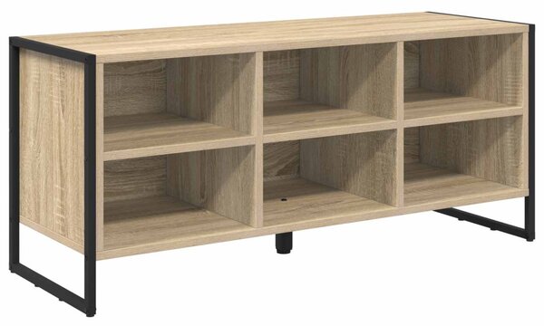 Cipőszekrény 100 x 35 x 44 cm Szerelt Fa Sonoma