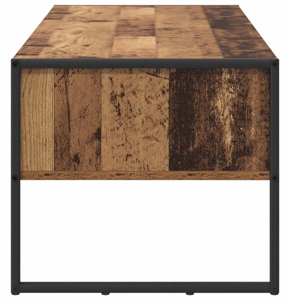 Dohányzóasztal fiókkal Öreg fa 100 x 46 x 40 cm Faanyag