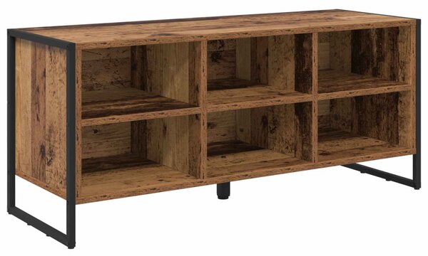 Cipőszekrény 100 x 35 x 44 cm Szerelt Fa Öreg fa