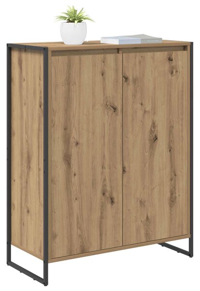 Cipőszekrény tárolóval Művészi tölgy 79 x 36 x 100 cm Faanyag