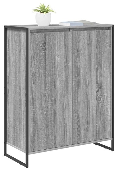 Cipőszekrény tárolóval Szürke Sonoma 79 x 36 x 100 cm Faanyag
