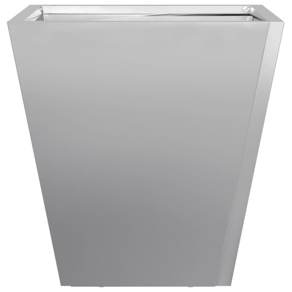 Horganyzott acél kerti növénytartó 30 x 30 x 30 cm