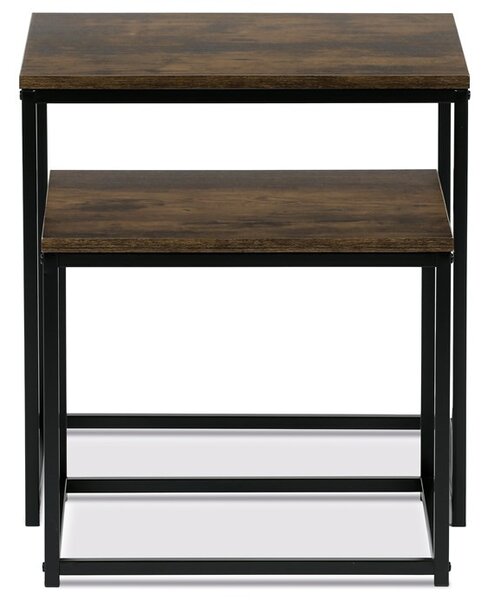 Lerakóasztal 50 × 50 × 52 cm, MDF, öregfa AF-076 OLW