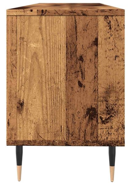 Antik fa színű szerelt fa TV-szekrény 150 x 30 x 44,5 cm