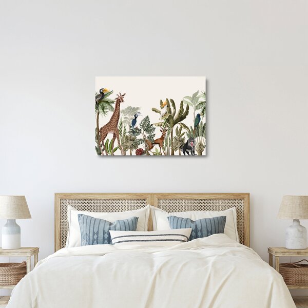 Kép - Afrika lakói (üvegen) (70x50 cm)
