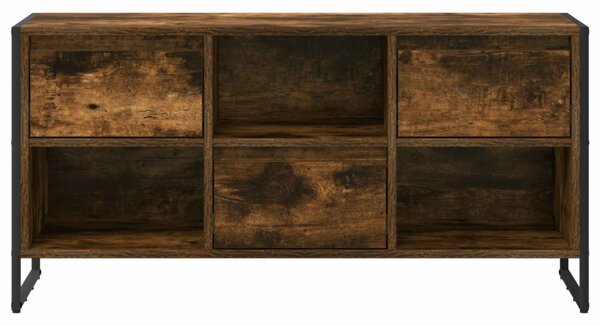 TV szekrény 100 x 36 x 49,5 cm Füstös tölgy Szerelt Fa