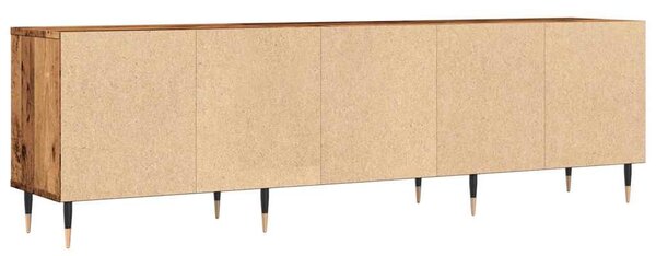 Antik fa színű szerelt fa TV-szekrény 150 x 30 x 44,5 cm