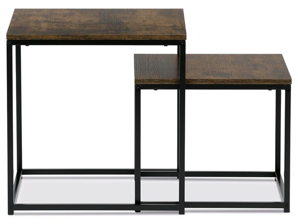 Lerakóasztal 50 × 50 × 52 cm, MDF, öregfa AF-076 OLW