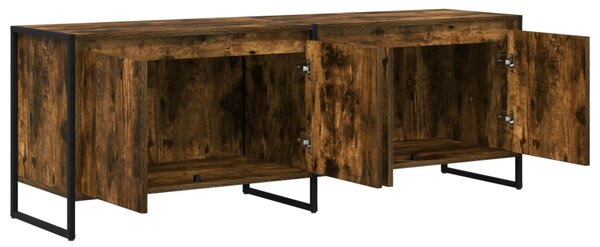 TV szekrény 140 x 36 x 49.5 cm Füstös tölgy Szerelt Fa