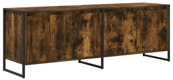 TV szekrény 140 x 36 x 49.5 cm Füstös tölgy Szerelt Fa