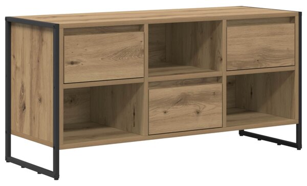 TV szekrény 100 x 36 x 49,5 cm Művészi tölgy Szerelt Fa
