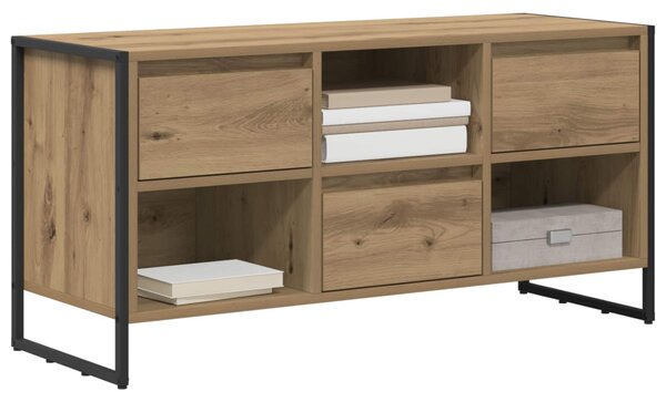 TV szekrény 100 x 36 x 49,5 cm Művészi tölgy Szerelt Fa
