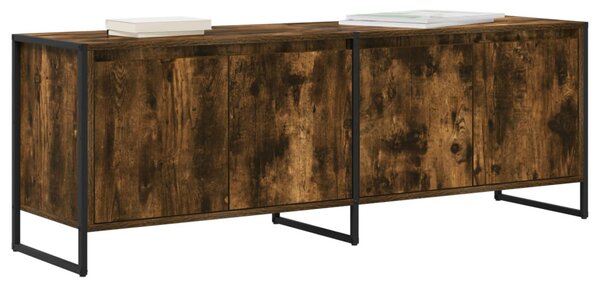 TV szekrény 140 x 36 x 49.5 cm Füstös tölgy Szerelt Fa