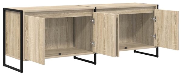 TV szekrény Sonoma 140 x 36 x 49.5 cm Faanyag