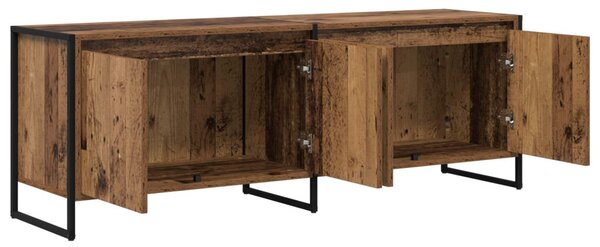 TV szekrény Öreg fa 140 x 36 x 49.5 cm Faanyag
