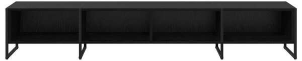 TV szekrény Fekete tölgy 170.5 x 36 x 30.5 cm Faanyag