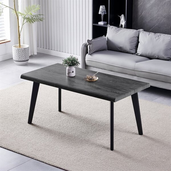 Dohányzóasztal 120 × 60 × 55 cm, MDF, szürke tölgy CT-F4412 GREY