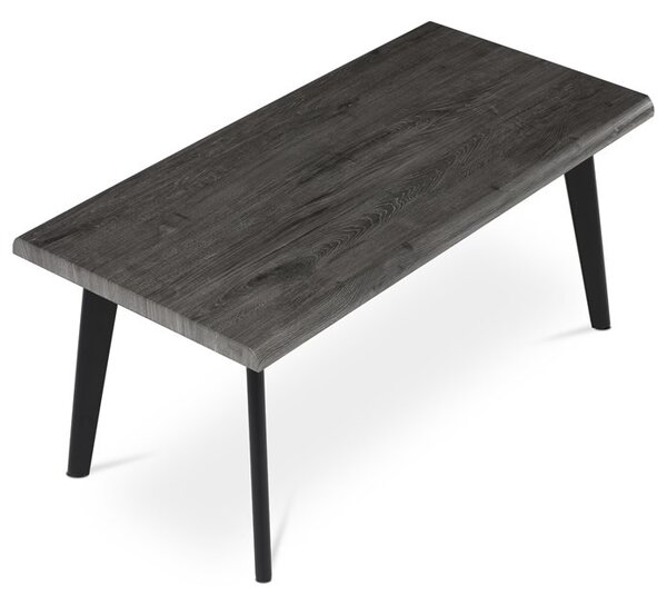 Dohányzóasztal 120 × 60 × 55 cm, MDF, szürke tölgy CT-F4412 GREY