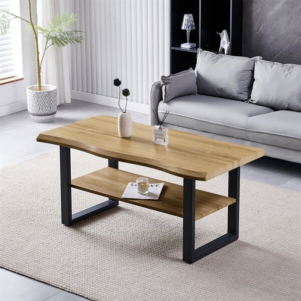 Dohányzóasztal 120 × 60 × 55 cm, MDF, vadtölgy CT-F4212 OAK