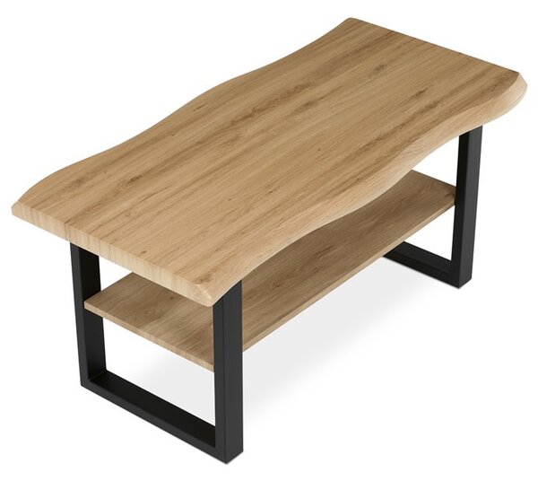 Dohányzóasztal 120 × 60 × 55 cm, MDF, vadtölgy CT-F4212 OAK