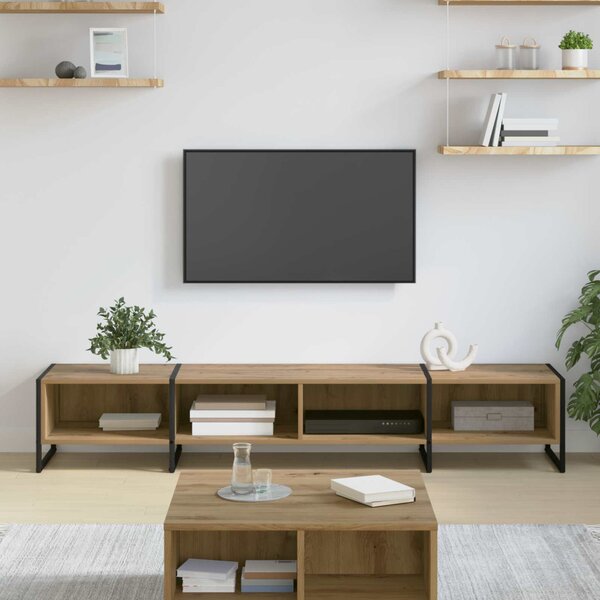 TV szekrény 170.5 x 36 x 30.5 cm Művészi tölgy Faanyag