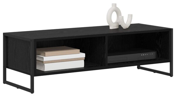 TV szekrény 100 x 36.5 x 30.5 cm Fekete tölgy Faanyag