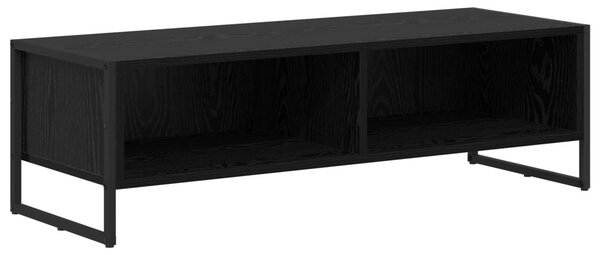 TV szekrény 100 x 36.5 x 30.5 cm Fekete tölgy Faanyag