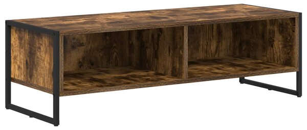 TV szekrény 100 x 36.5 x 30.5 cm Füstös tölgy Szerelt Fa