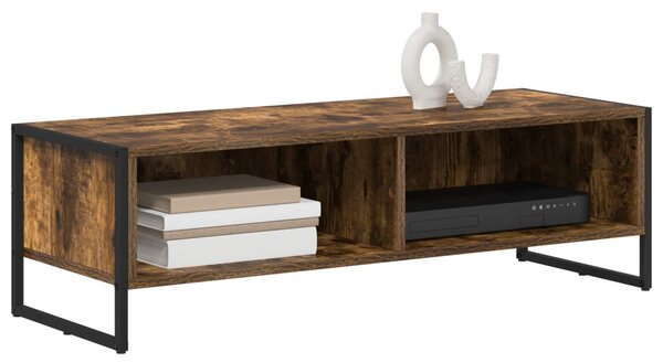 TV szekrény 100 x 36.5 x 30.5 cm Füstös tölgy Szerelt Fa