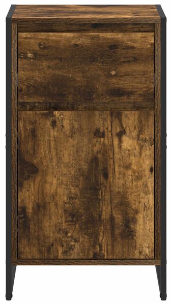 Széf fiókkal Füstös tölgy 81 x 36 x 150.5 cm Faanyag
