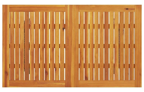 VidaXL 3 személyes szürke polyrattan kerti kanapé asztallal&párnával