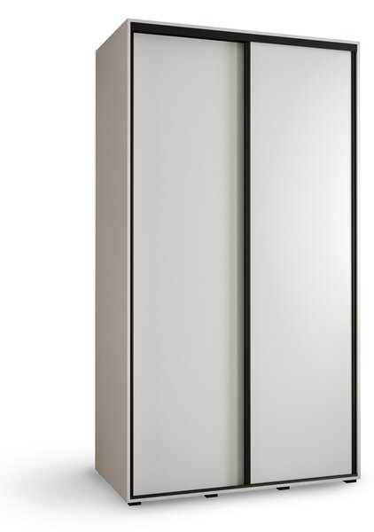 DAVOS 1 ruhásszekrény 130x235x60 - fehér