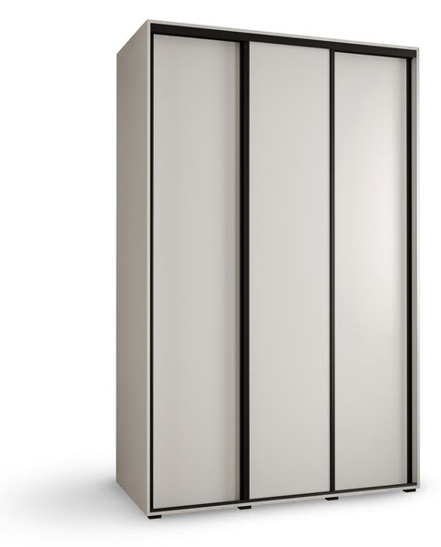 DAVOS 1 ruhásszekrény 150x235x60 - fehér