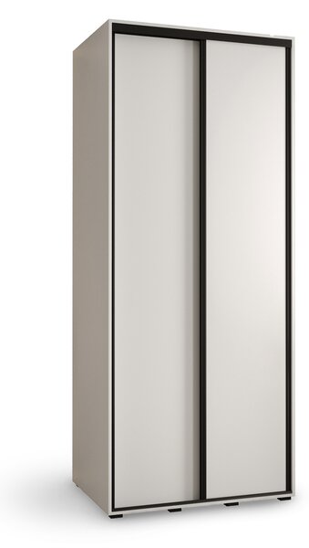 DAVOS 1 ruhásszekrény 100x235x60 - fehér