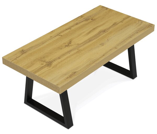 Dohányzóasztal 120 × 60 × 50 cm, melamin, tölgy CT-R5212 OAK