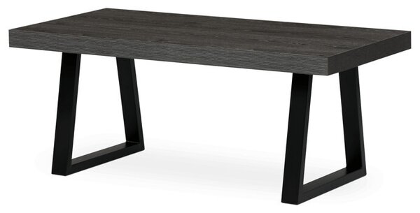Dohányzóasztal 120 × 60 × 50 cm, melamin, szürke tölgy CT-R5212 GREY